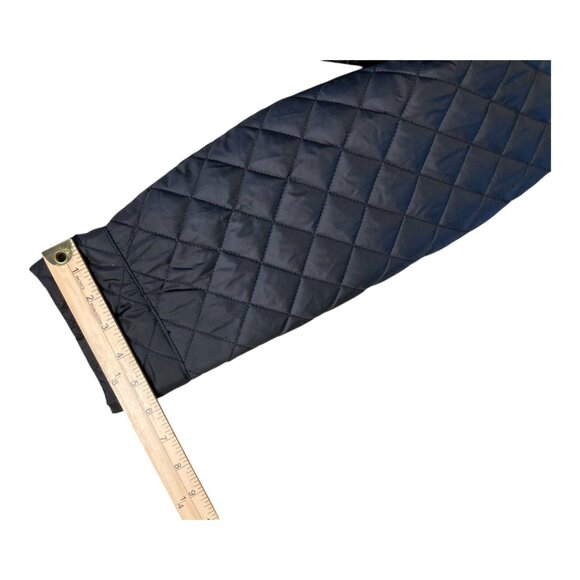 Anne Klein Women's Midweight Jacket Black Quilted, Side Hip Slit, Front Snap XXL - Picture 11 of 14